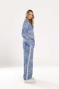 Womenswear: Amelia Pant Blue Print