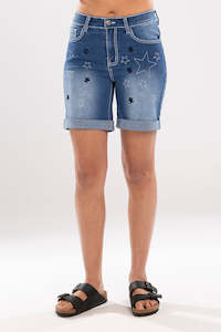 Womenswear: Stars Align Short Blue