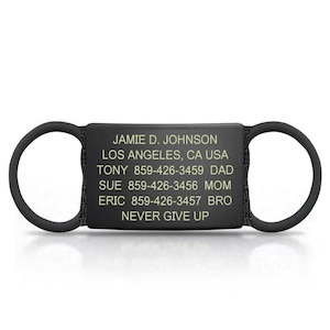 Road iD Universal Sidekick Customizable ID Tag for Garmin & Fitbit