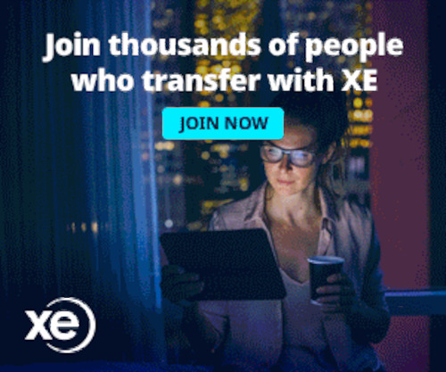 Xe Money Transfer Minimalist Journeys