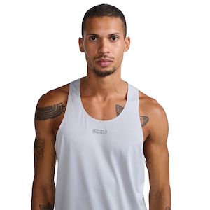 2XU Men’s Light Speed Tech Singlet Minimalist, Ultra-Light, Ventilated