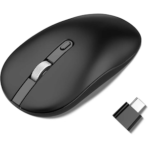 Lightweight Bluetooth Ergonomic Mouse Wireless & USB-C Rechargeable