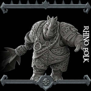 Rpgmm Animal: Rhino Folk