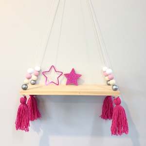 4B Macaron Wooden Display Shelf/ Wall decoration