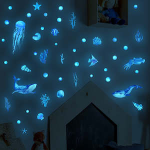 Baby wear: Glow in the dark Wall Sticker - Underwater World