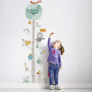 Growth Chart Wall Sticker - Tree