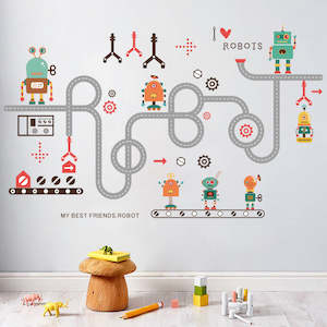 Baby wear: Robots Wall Sticker