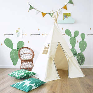 Giant Cactus Sticker Nursery Room Wall Sticker