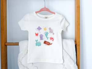 Organic Cotton Baby T-Shirt - Marine Life