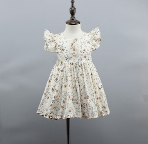 Floral Prints Kids Girl Dress