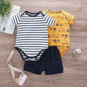 Boys Bodysuit  3 Pieces Set