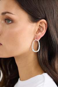 Dalton Earrings Silver - PREORDER DELIVERY DUE EARLY NOVEMBER