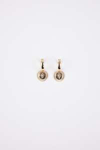 JEWELLERY: Compass Earrings Gold - PREORDER DELIVERY DUE EARLY NOVEMBER