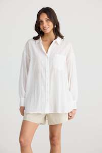 Ezra Shirt White