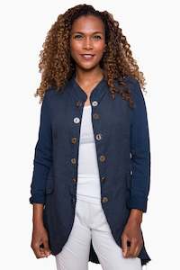 Coats Jackets: Bernie Military Jacket Navy