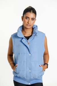 Coats Jackets: Dawn Puffer Vest Cerulean