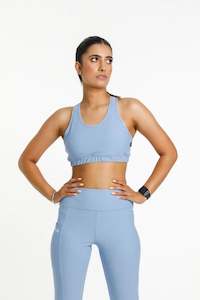 Tanks: Workout Bra Cerulean