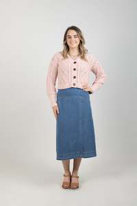 Skirts: Dixie Skirt Light Wash