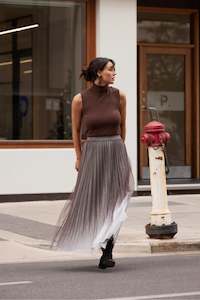 West End Skirt Chocolate Ombre