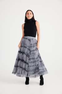 Skirts: Samantha Skirt Grey Tie Dye