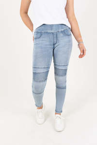 Denim: Blue With Detailed Knee