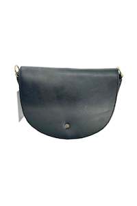 Wallets: Audri Half Moon Bag Black