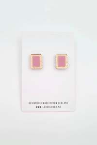 Jewellery 1: Chrissy Stud Dusty/Pink