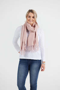 Soft Pink And Blush Soft Scarf