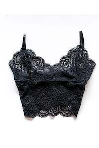 Underwear: Bralette Black