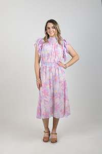 Home Lee: Charlie Midi Dress Sky Daisies