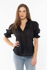 Leila Luca 1: Honey Blouse Black Design