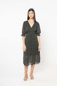 Sincere Midi Dress Chiffon Daisy