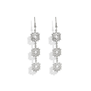 Starseed Mini Multi Earrings Platinum