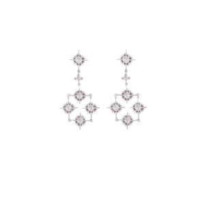 Lindi Kingi: Starburst Collective Earrings Silver