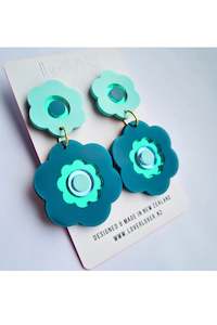 Lover Lover: Wanda Dangle Earrings Teal Pastel Mint