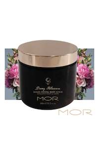 Mor Boutique: Sugar Crystal Body Scrub Peony Blossom