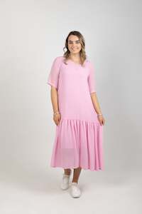 Dallas Dress Candy Pink