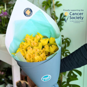 Florist: Daffodil Bouquet | Available from 27th August Supporting the Cancer Society NZ