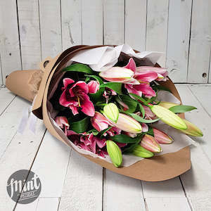 Pink Fragrant Lily Bouquet