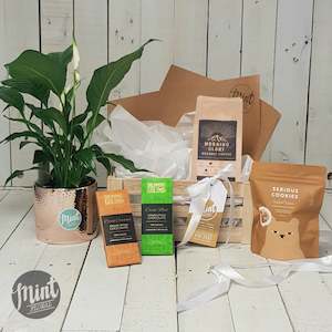 Florist: Coffee Cravers Deluxe Gift Crate