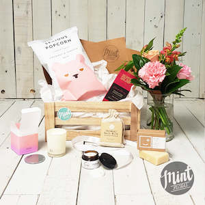 Florist: Gorgeous Baby Girl Gift Crate