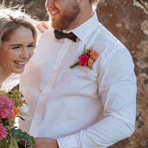 GROOM BUTTONHOLE | Vibrant & Fun