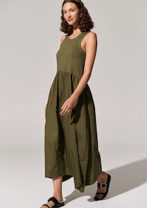 COMING SOON Toya Tank Dress - Khaki