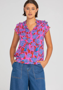 Nalu Top - Ray Print