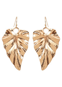 Mizu Leaf Earring - Gold