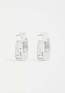 Gild Large Hoop Earring - Silver