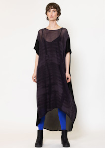 CLEARANCE Dogma Dress - Replicant Print in Plum