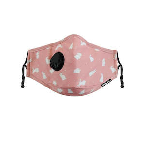 CLEARANCE Hero Reusable Face Mask - Pink Rabbits