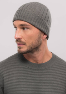 Rib Merino Beanie - Bay Leaf