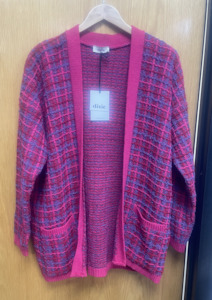 Oversized Cardigan - Fuxia / Viola